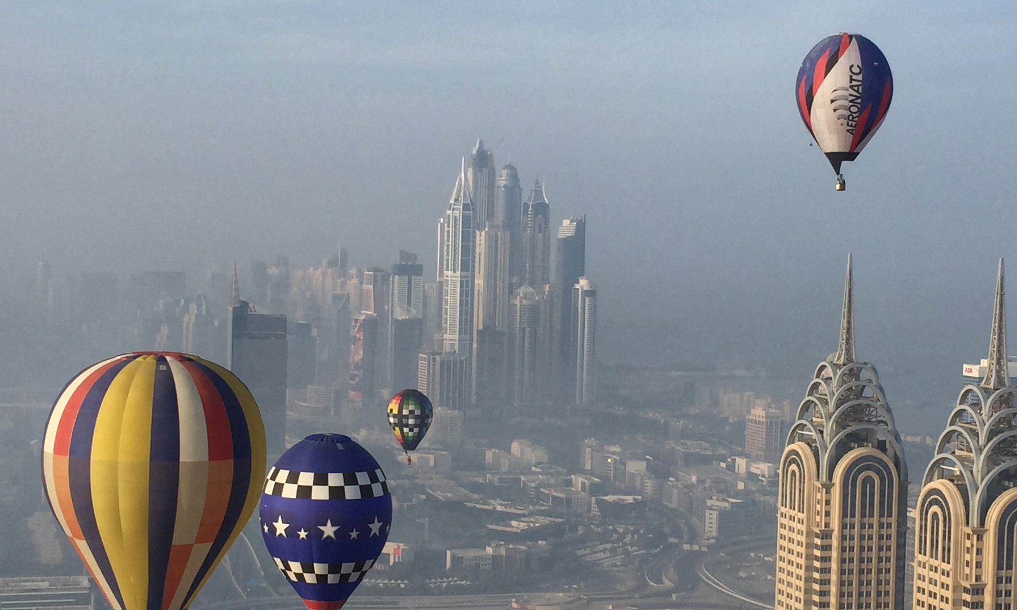 montgolfière à Dubai